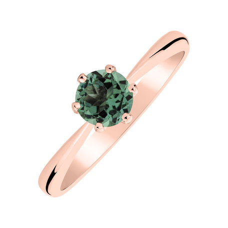 Ring with Turquoise Tourmaline Bonbon