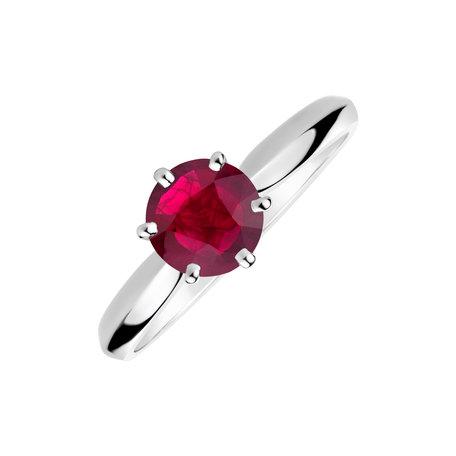 Ring with Ruby Eternal Joy