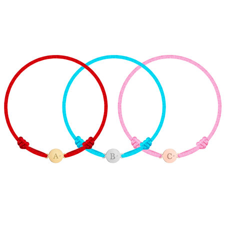 Children's diamond bracelet Circle Letter Z