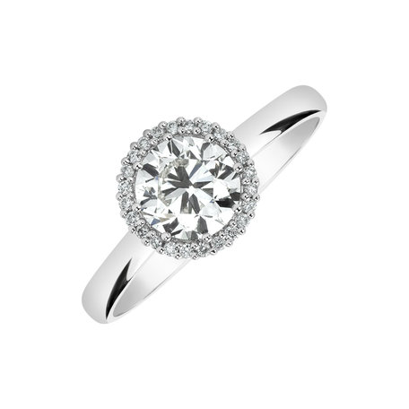 14ct white gold diamond ring Noble Allure