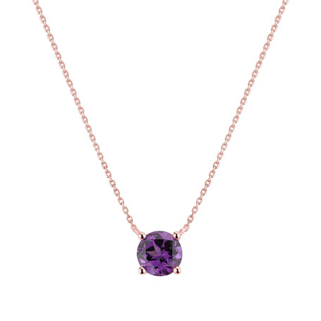 Necklace with Amethyst Lucky Glance