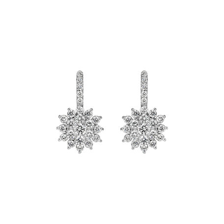 Diamond earrings Evening Sky