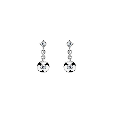 Diamond earrings Gentle Rain