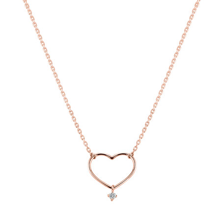 Diamond necklace Eternal Heart