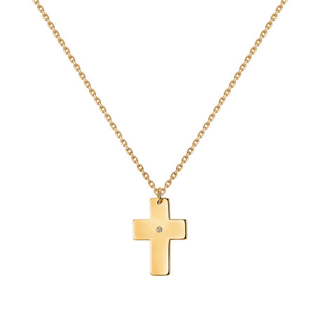 Diamond necklace Cross of Declaration