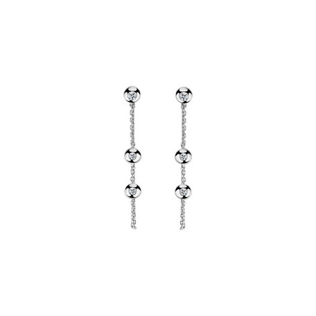 Diamond earrings Magical Waterfall