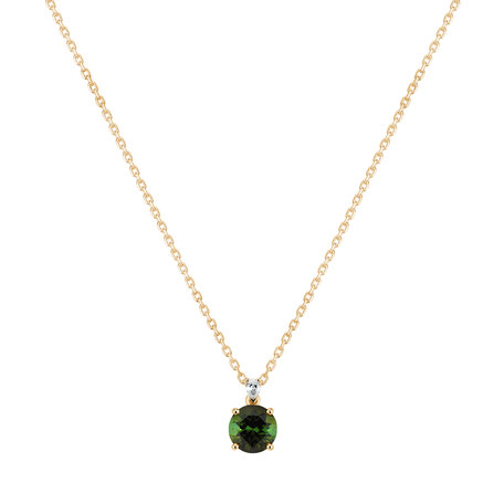 Diamond necklace with Turmaline Seraphina