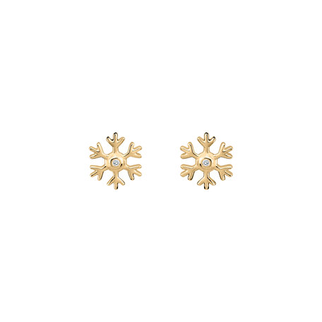 Diamond earrings Snowfall Sparkle