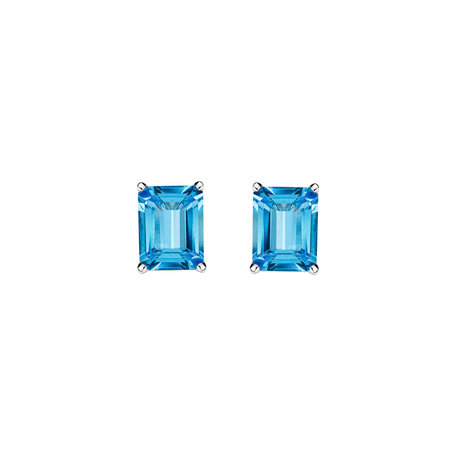 Earrings with Topaz Thostra