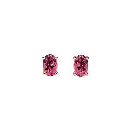 Earrings with Tourmaline Mystic Abyss