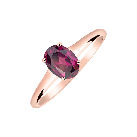 Ring with Rhodolite Mystic Abyss