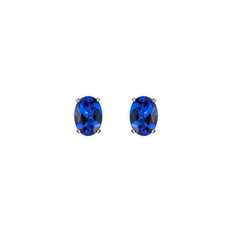 Earrings with Tanzanite Mystic Abyss