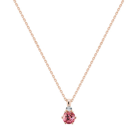 Diamond necklace with Tourmaline Diamara