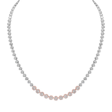 Diamond necklace Luminous Circle