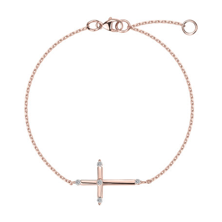 Diamond bracelet Holy Cross