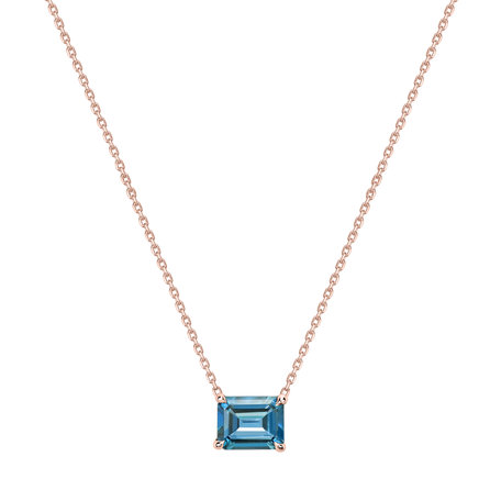 Necklace with Topaz Corinne