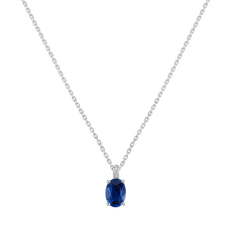 Diamond necklace with Sapphire Euphemia