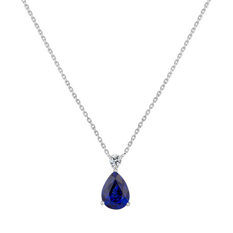 Diamond necklace with Sapphire Galatea