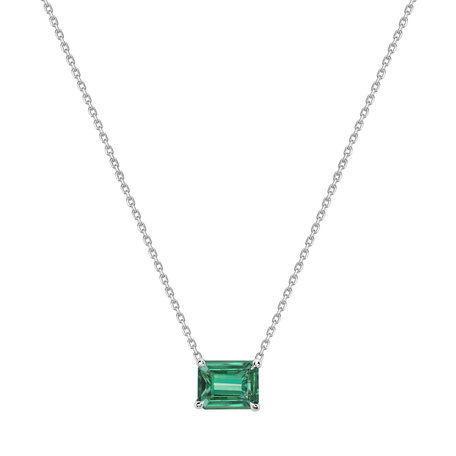 Necklace with Emerald Corinne