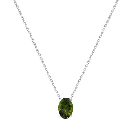 Necklace with Tourmaline Mystic Abyss