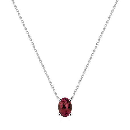 Necklace with Ruby Mystic Depth