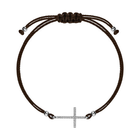 Diamond bracelet Forever Cross