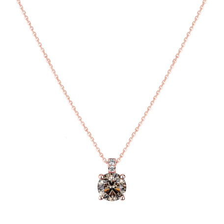 Diamond necklace Bronze Radiance