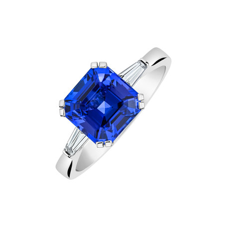 Diamond ring with Tanzanite Wilfredian