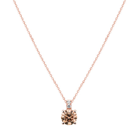 Diamond necklace Bronze Radiance