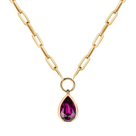 Necklace with Rhodolite Mrs.Vivienne