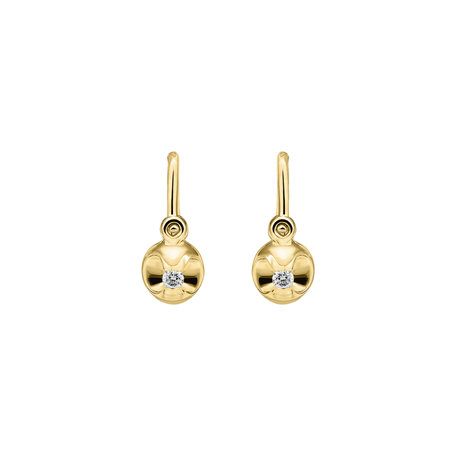 Children's diamond earrings Beauty