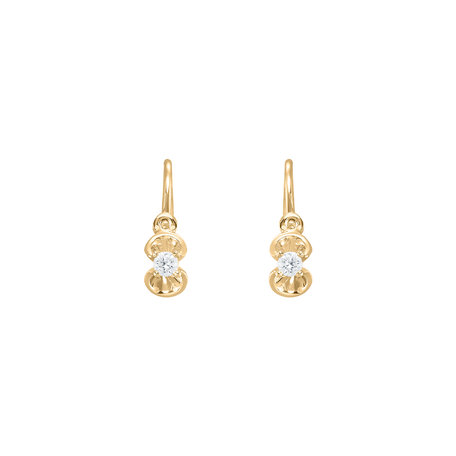 Children's diamond earrings First Diamond