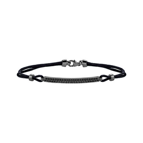 Bracelet with black diamonds Heaven Charm