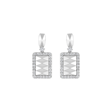 Diamond earrings Geometry Secret