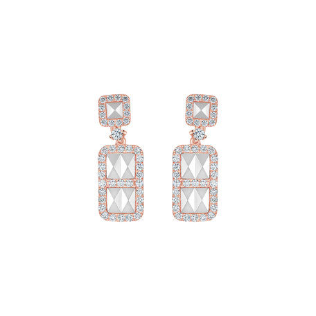 Diamond earrings Geometry Desire