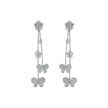 Diamond earrings Subtlety Path