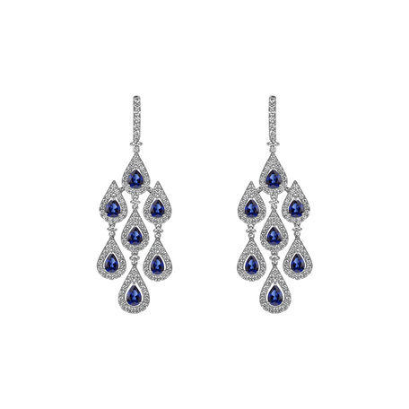 Diamond earrings and Sapphire Mephisto Dream