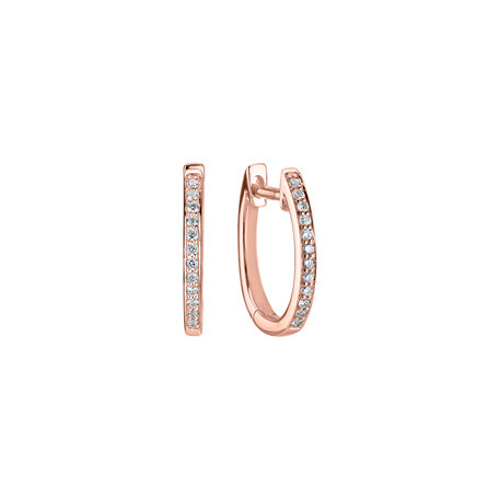 Diamond earrings Magical Loop