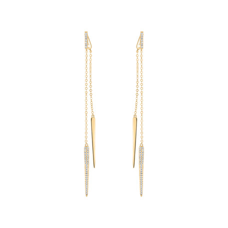 Diamond earrings Calyx