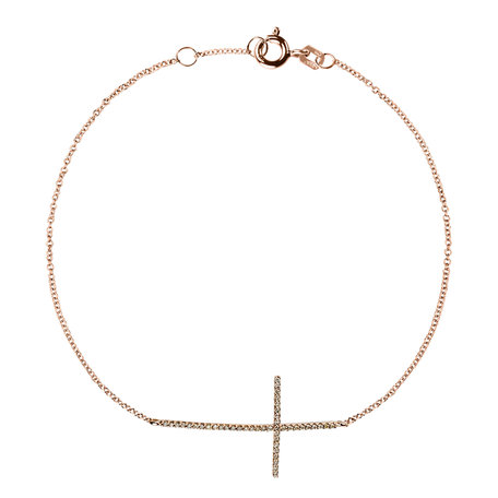 Diamond bracelet Big Cross