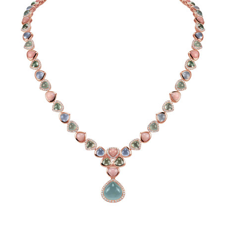 Diamond necklace with Gems Caesarean Melody