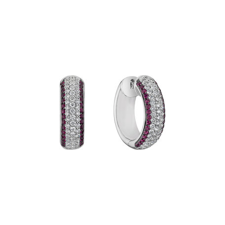 Diamond earrings and Ruby Sammael