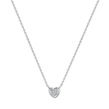 Diamond necklace Heart in Harmony