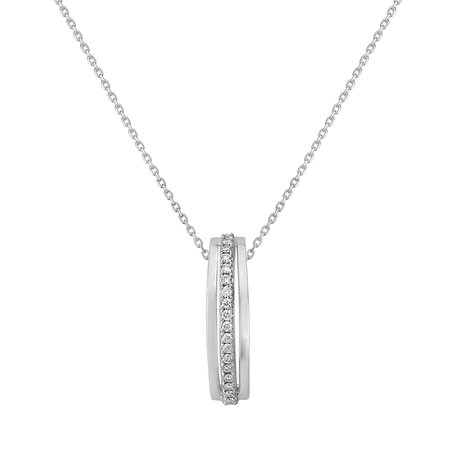 Diamond pendant Elegant Line