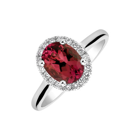 Diamond ring with Ruby Glory Allegory