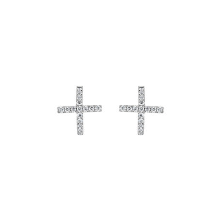 Diamond earrings Timeless Cross