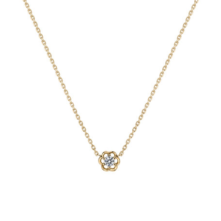 Diamond necklace Flower Spirit