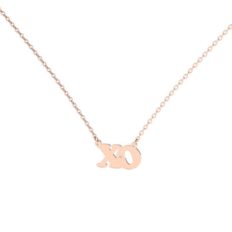 Diamond necklace XO