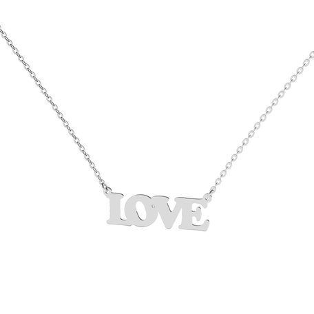 Diamond necklace Love