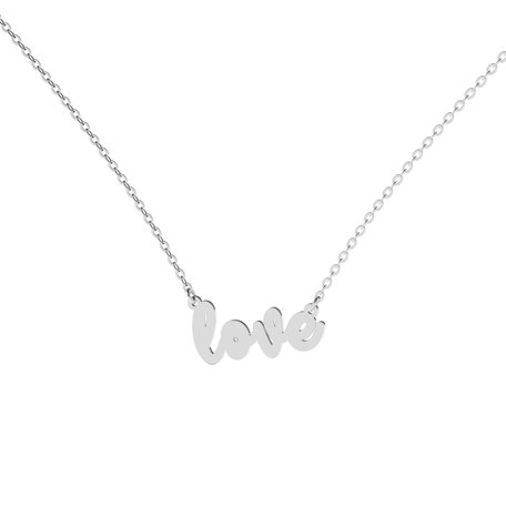 Diamond necklace Love